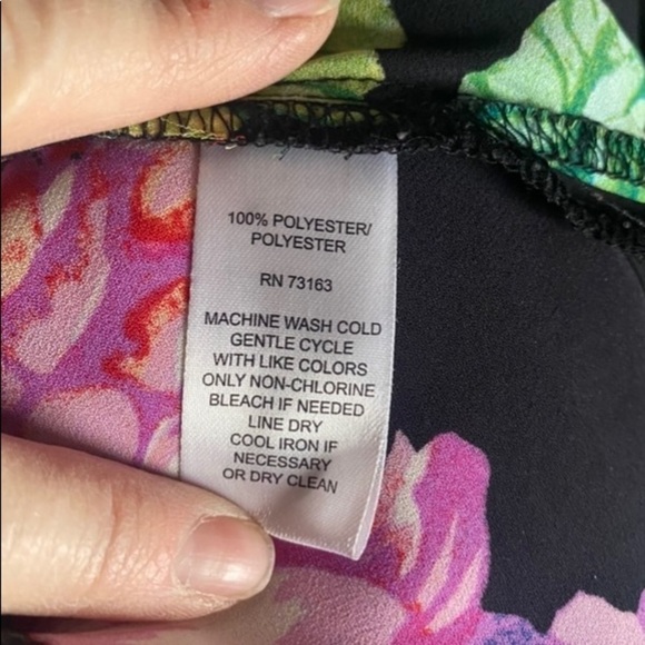 Womens Spence Colorful Flower Maxi Dress Sm/P Side Splits Cover Up - Picture 13 of 15